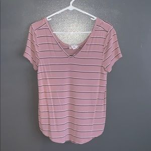 Pink striped shirt